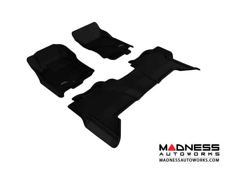 Nissan Xterra Floor Mats (Set of 3) - Black by 3D MAXpider